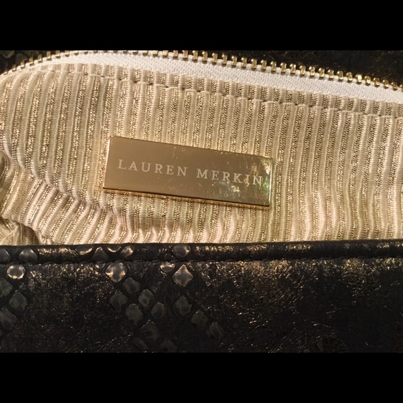 Lauren Merkin Gold Metallic Clutch